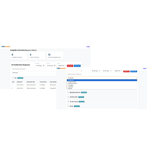 Powerful Admin Dashboard - VeriTrust